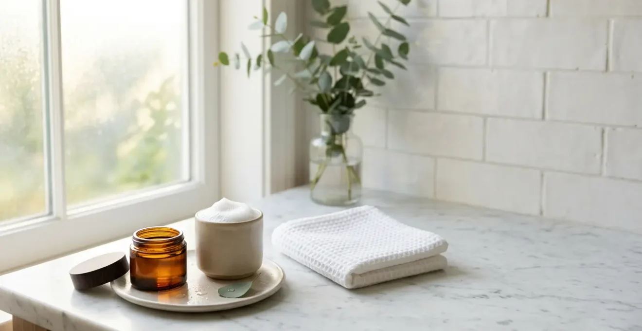 Detersione del viso con olio detergente e schiuma, tecnica doppia detersione per rimuovere SPF e trucco